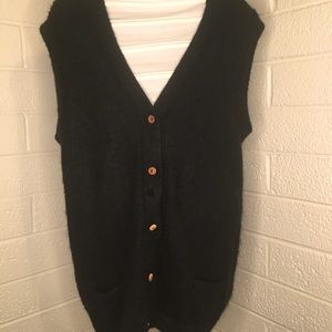 Alpaca knit sweater vest